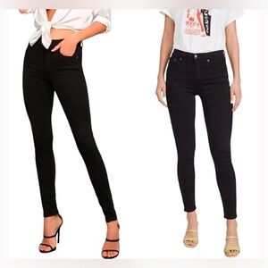 AGOLDE Sz 24 Filter Free Skinny Black Jeans